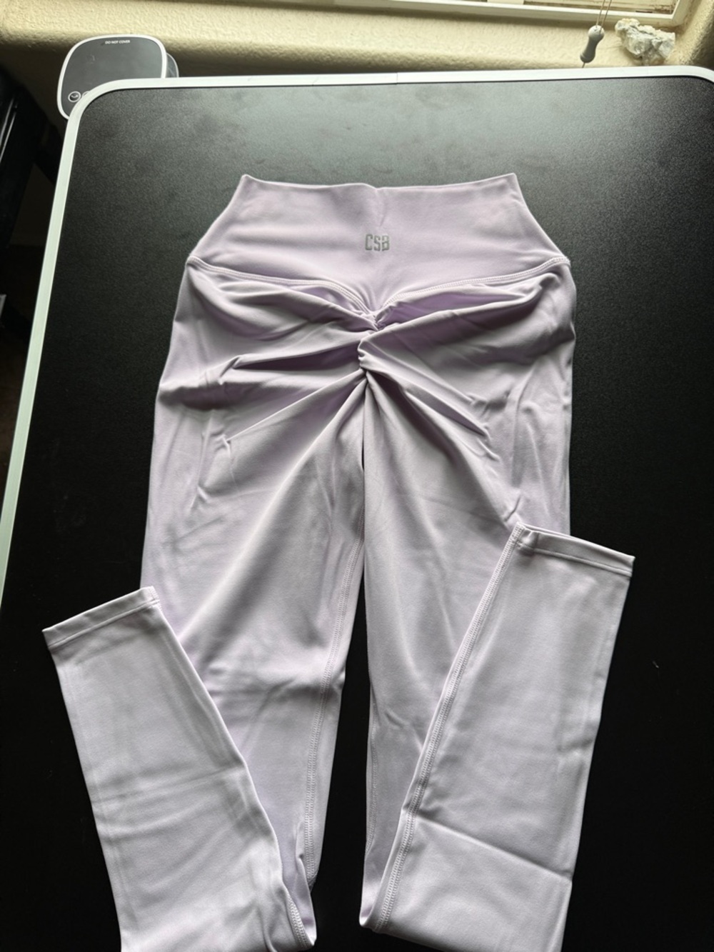 Crop Shop Boutique Lilac Scrunch butt leggings